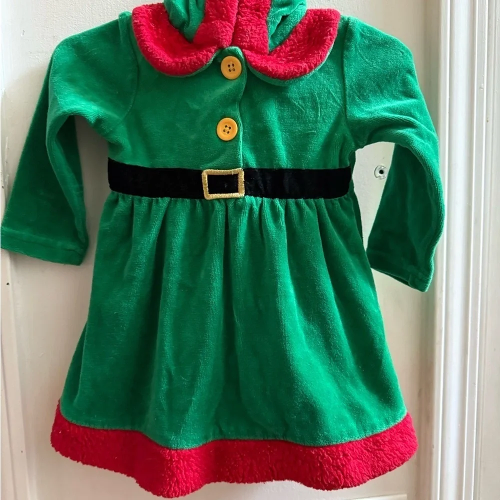 Hooded Christmas Dress
